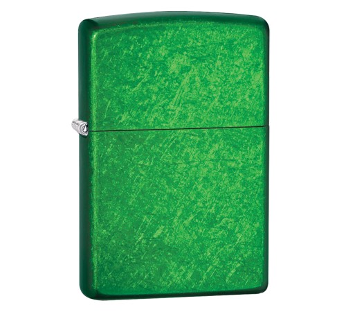 Зажигалка ZIPPO Classic с покрытием Meadow™, латунь/сталь, зеленая, глянцевая, 36x12x56 мм
