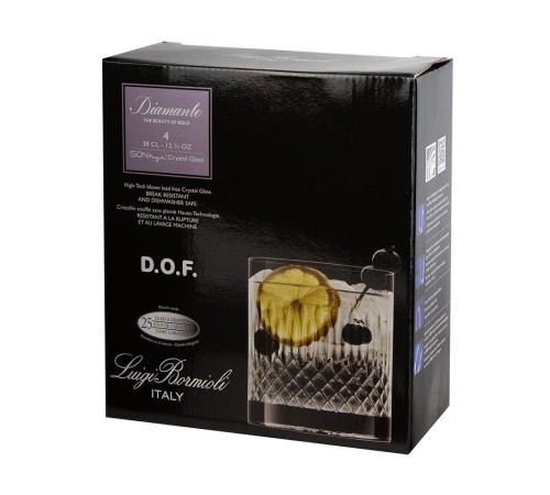 Бокалы для напитков Luigi Bormioli Diamante 4 шт.