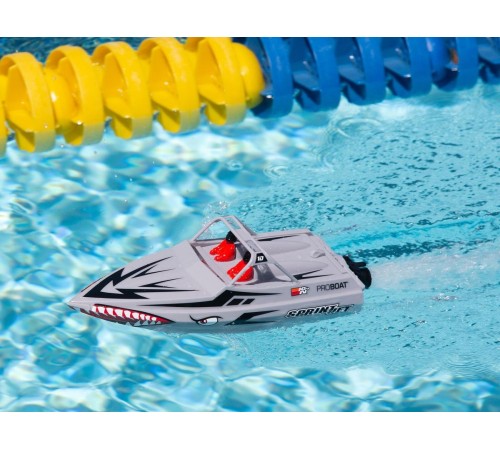 Радиоуправляемый катер ProBoat Sprintjet 9-inch Self-Right Jet Boat (серебряный) RTR