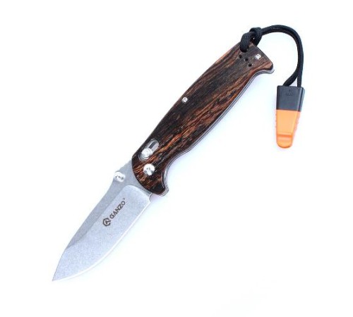 Нож Ganzo G7412-WS светлое дерево, G7412-WD1-WS