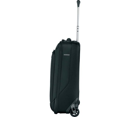 Чемодан VICTORINOX VX One VX 21, чёрный, нейлон 1000D/кожа, 40x20x55 см, 44 л