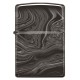Зажигалка ZIPPO Marble Pattern с покрытием High Polish Black, латунь/сталь, чёрная, 38x13x57 мм