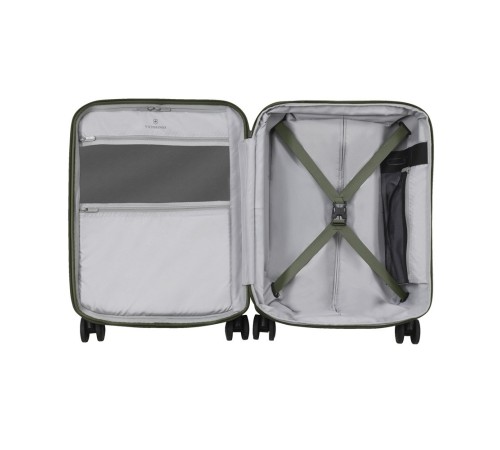 Чемодан VICTORINOX Connex, оливковый, 100% поликарбонат Makrolon, 40x20x55 см, 34 л