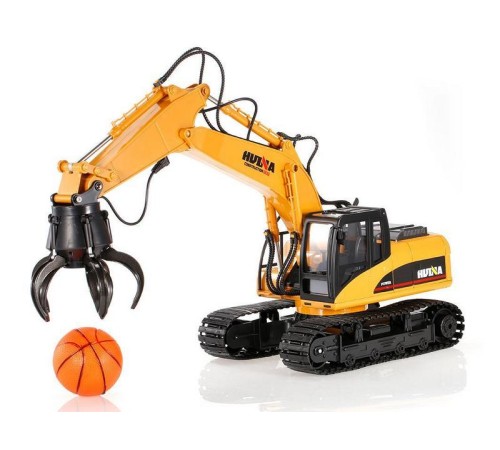 Радиоуправляемый экскаватор c шаровым захватом HUI NA TOYS 2.4G 16CH 1/14 RTR