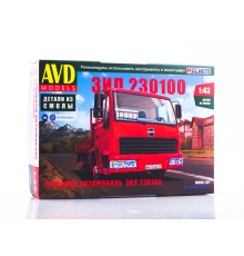 Сборная модель AVD ЗИЛ-230100 бортовой, 1/43