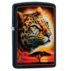 Зажигалка ZIPPO Mazzi® с покрытием Black Matte, латунь/сталь, чёрная, матовая, 38x13x57 мм
