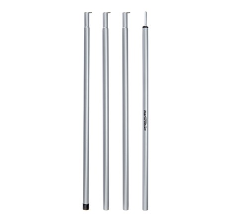 Стойки для тента Naturehike NH19PJ042 оцинкованное железо 2,4 м 4 секции (2шт), 6927595741931