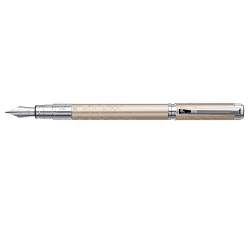 Перьевая ручка Waterman Perspective Champagne CT. Перо из нержавеющей стали