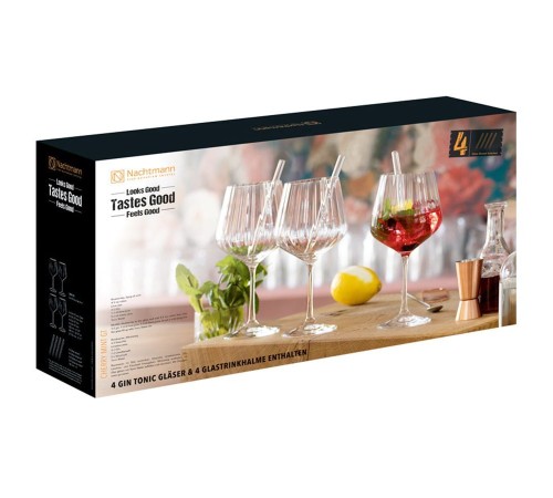 Набор бокалов для коктейлей Nachtmann Tastes Good Gin&Tonic 625 мл, 4 шт