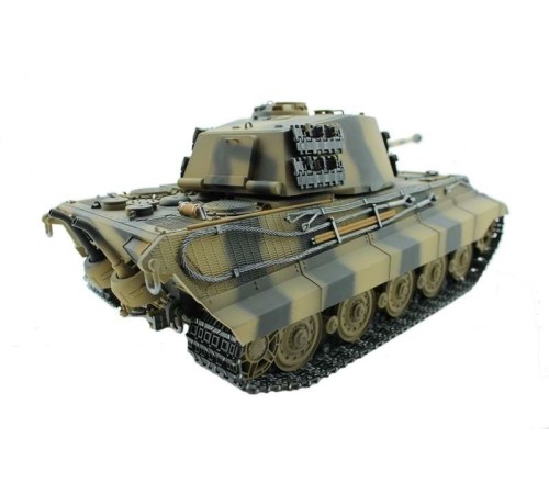 Радиоуправляемый танк Torro King Tiger, башня Henschel (Metal Edition) 1/16, ИК-пушка V3.0 2.4G RTR