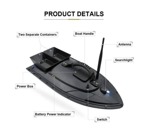 Радиоуправляемый катер для рыбалки Flytec 2011-5 2.4G RTR