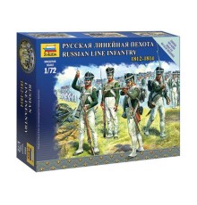 Сборные солдатики ZVEZDA Наполеоника: Русская линейная пехота, 1/72