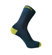 Водонепроницаемые носки DexShell Ultra Thin Crew S (36-38), синий/желтый, DS683NLS