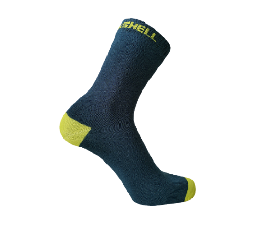 Водонепроницаемые носки DexShell Ultra Thin Crew S (36-38), синий/желтый, DS683NLS