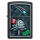 Зажигалка ZIPPO Ladybug Design с покрытием Black Matte, латунь/сталь, черная, матовая, 38x13x57 мм