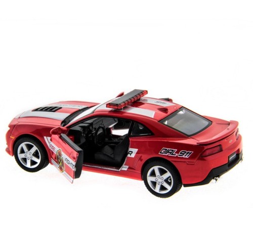 Машина Kinsmart 1:38 Chevrolet Camaro 2014 (Police/Fire) инерция (1/12шт.) б/к
