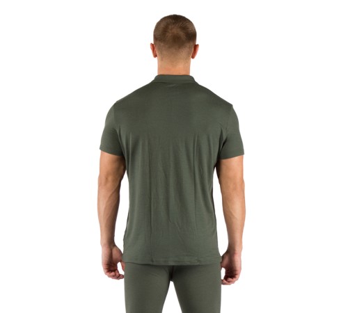 Футболка  мужская DINGO/ кор. рукав/ шерсть 160/ зеленый / XL, DINGO6262XL