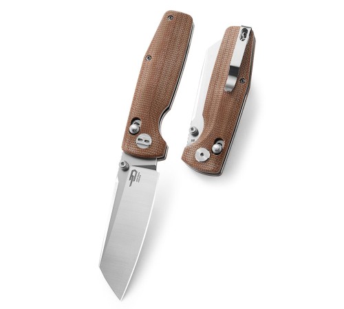Нож Bestech Slasher сталь D2, рукоять Микарта бежевая