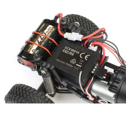 Краулер ECX 1:24 Scaler Crawler Barrage UV 4WD, электро, RTR (синий)