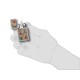 Зажигалка ZIPPO Slim® с покрытием High Polish Chrome, латунь/сталь, серебристая, 29x10x60 мм