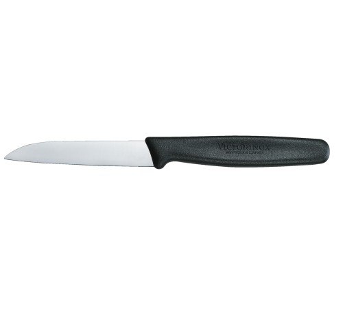Набор из 9 столовых приборов VICTORINOX: 6 ножей, вилка д/мяса, ножницы, мусат, в буковой подставке