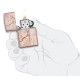 Зажигалка ZIPPO Eastern с покрытием High Polish Rose Gold, латунь/сталь, розовое золото, 38x13x57 мм