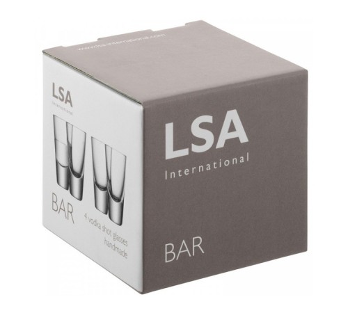 Набор из 4 стопок для водки Lsa International Bar 100 мл