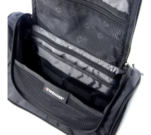 Несессер WENGER  «TOILETRY KIT»,  дорожный, чёрный, 27х11х22 см