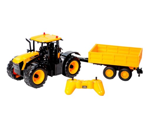 Радиоуправляемый фермерский трактор с прицепом Double Eagle JCB Fastrac 4220 1/16 2.4G RTR