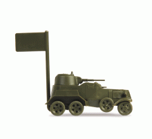 Сборная модель ZVEZDA Советский бронеавтомобиль БА-10, 1/100