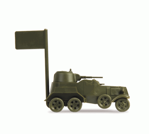 Сборная модель ZVEZDA Советский бронеавтомобиль БА-10, 1/100