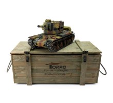 Радиоуправляемый танк Torro KV-2 1/16 откат ствола (для ИК боя), камуфляж V3.0 2.4G RTR