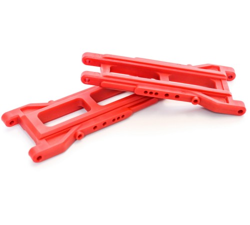 Рычаги пластиковые (удлиненные) для Remo Hobby 1/8 8037 (2024г), тюнинг, красные