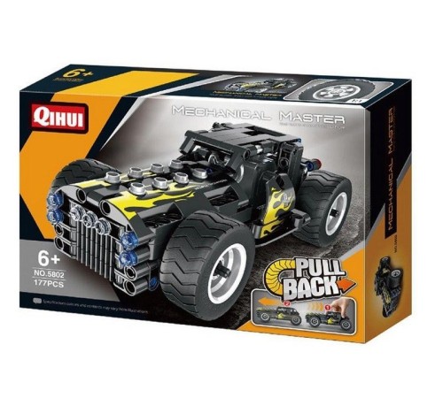 Конструктор Qihui Mechanical Master Шорт-корс совместим с QH5801, инерционный (177 деталей)