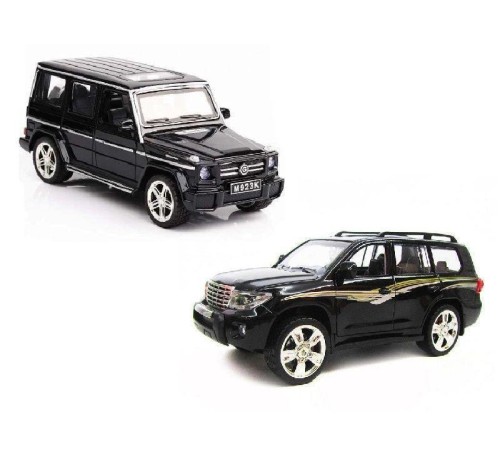 Машина XLG  TOYOTA PRADO/MERCEDES G55 M923J/M923K 1/24, свет, звук, инерция (1/4шт.) б/к