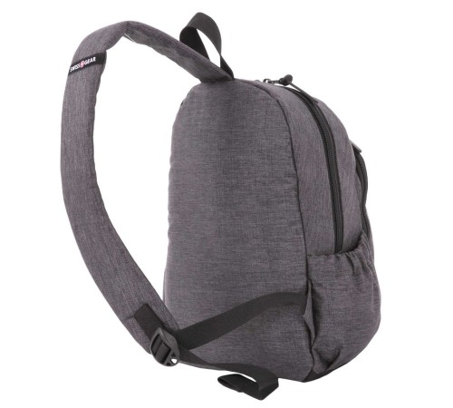 Рюкзак SWISSGEAR 13'', cерый, ткань Grey Heather/ полиэстер 600D PU , 25х14х35 см, 12 л