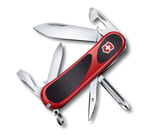 Нож перочинный VICTORINOX Evolution 11, 85 мм, 13 функций, красный с чёрными вставками