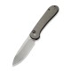 Складной нож CIVIVI Button Lock Elementum 14C28N Steel Gray Stonewashed Handle G10 Gray Stonewashed