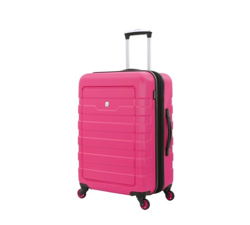 Чемодан WENGER TRESA, розовый, АБС-пластик, 46x27x66 см, 66 л