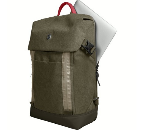 Рюкзак VICTORINOX Altmont Classic Deluxe Flapover 15,4'', зелёный, полиэфир, 29x12x42 см, 14 л