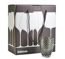 Стаканы сервировочные Italesse Vertigo Tumbler Black 2 шт.