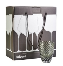 Стаканы сервировочные Italesse Vertigo Tumbler Black 2 шт.