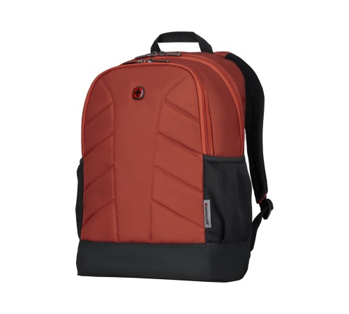 Рюкзак WENGER Quadma 16'', кирпичный/черный, полиэстер, 33x17x43 см, 22 л