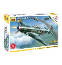 Сборная модель ZVEZDA Советский истребитель Як-3 (сборка без клея), 1/72