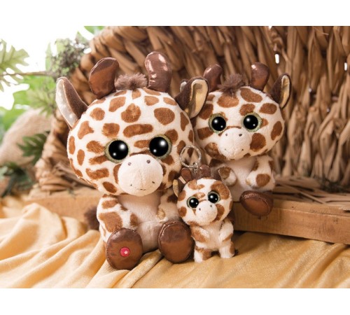 Мягкая игрушка NICI Жираф Халла, брелок 9 см