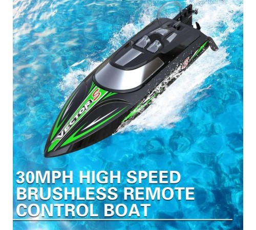 Радиоуправляемый катер Volantex RC Vector S зелёный 2.4G RTR