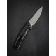 Складной нож SENCUT Tynan 10Cr15CoMoV Steel Gray Stonewashed Handle Stainless Black