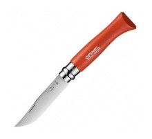 Нож Opinel №8 Trekking, нержавеющая сталь, красный, блистер, 001981