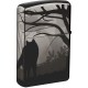 Зажигалка ZIPPO Classic с покрытием Black Ice®, латунь/сталь, чёрная, глянцевая, 38x13x57 мм