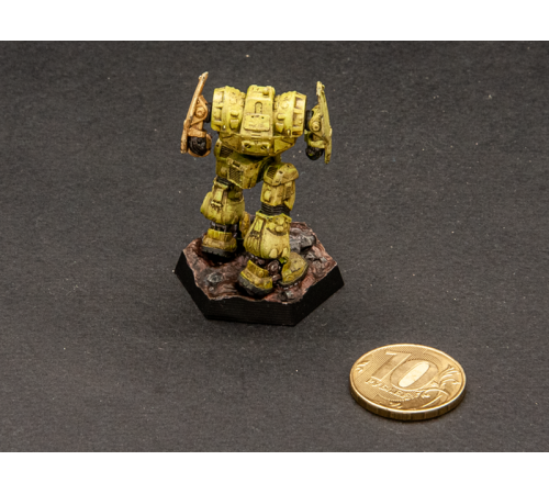 Сборная модель Red Iron Models Миниатюра для настольных игр боевой робот  «Грозный», 1/285